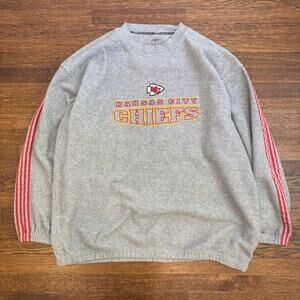 Grey Kansas City Chiefs Active Crewneck